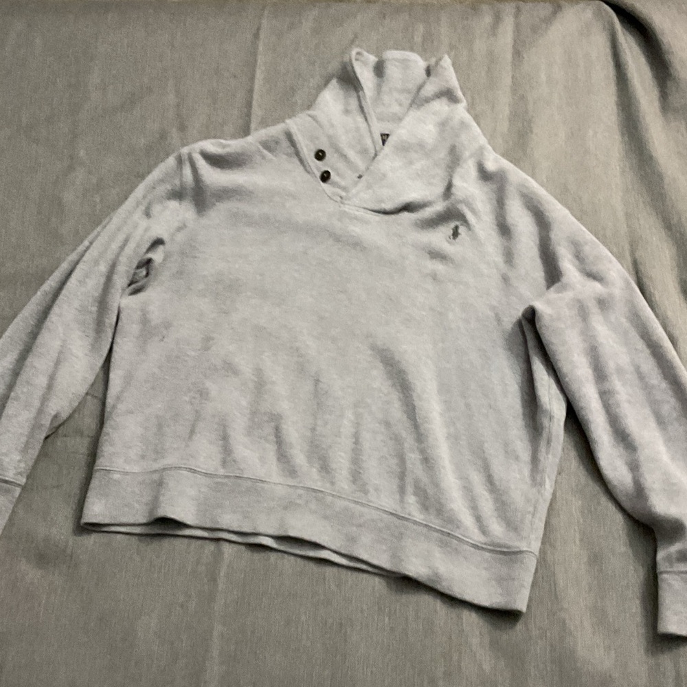 Polo Ralph Lauren Light Gray Turtleneck Sweater